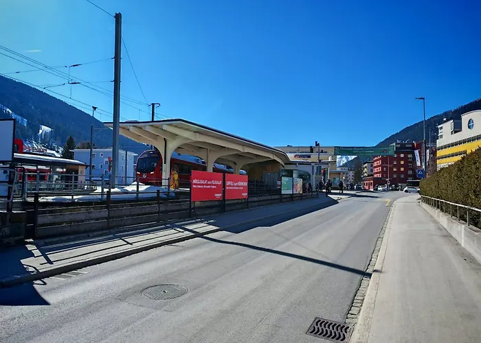 Fuer 8 Pers Neben Talstation Jakobshorn Skipiste 3 Schlafzimmer Privater Garten Vollausgestattete Kueche Appartement Davos